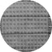 Square Persian Gray Traditional Rug, tr3909gry