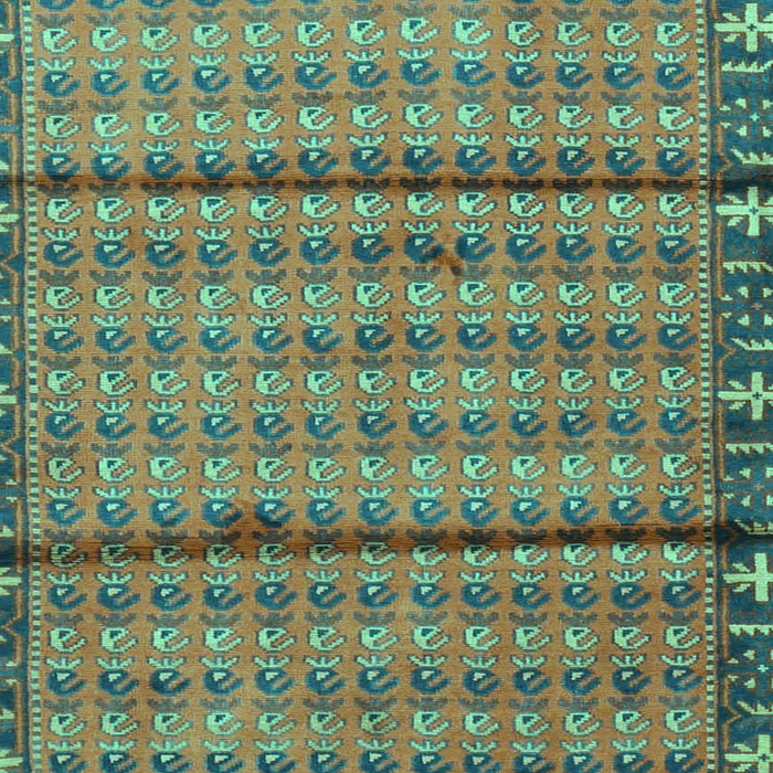Machine Washable Persian Turquoise Traditional Area Rugs, wshtr3909turq