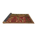 Sideview of Animal Brown Traditional Rug, tr390brn