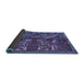 Sideview of Animal Blue Traditional Rug, tr390blu