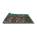 Sideview of Animal Light Blue Traditional Rug, tr390lblu