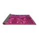 Sideview of Animal Pink Traditional Rug, tr390pnk