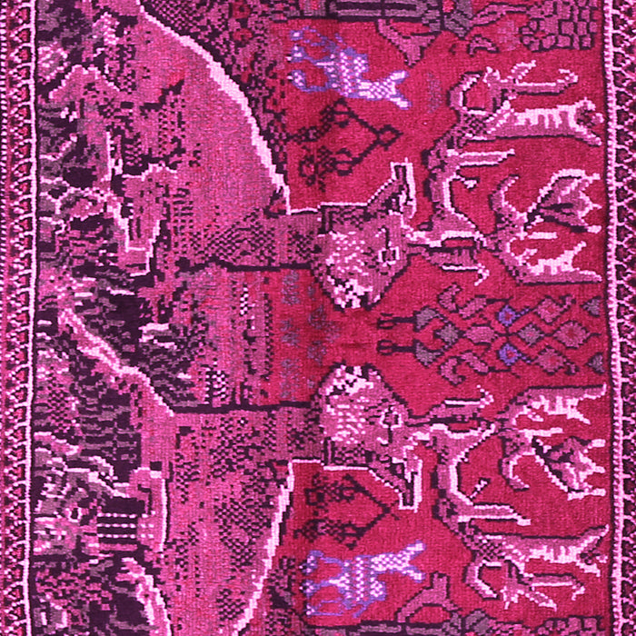 Animal Pink Traditional Rug, tr390pnk