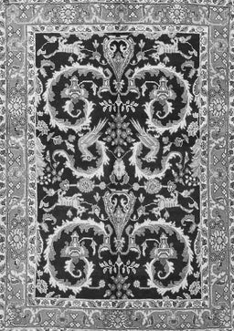 Animal Gray Traditional Rug, tr3910gry