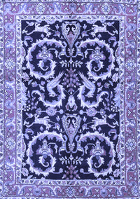 Animal Blue Traditional Rug, tr3910blu