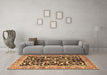 Machine Washable Animal Brown Traditional Rug in a Living Room,, wshtr3910brn