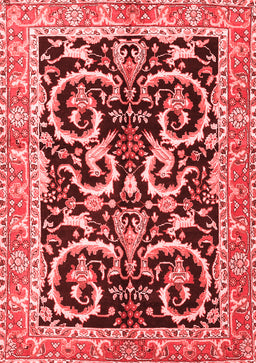 Animal Red Traditional Area Rugs