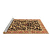 Sideview of Machine Washable Animal Brown Traditional Rug, wshtr3910brn