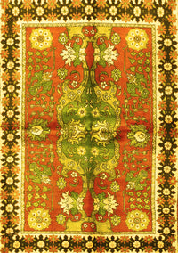 Persian Yellow Traditional Rug, tr3911yw