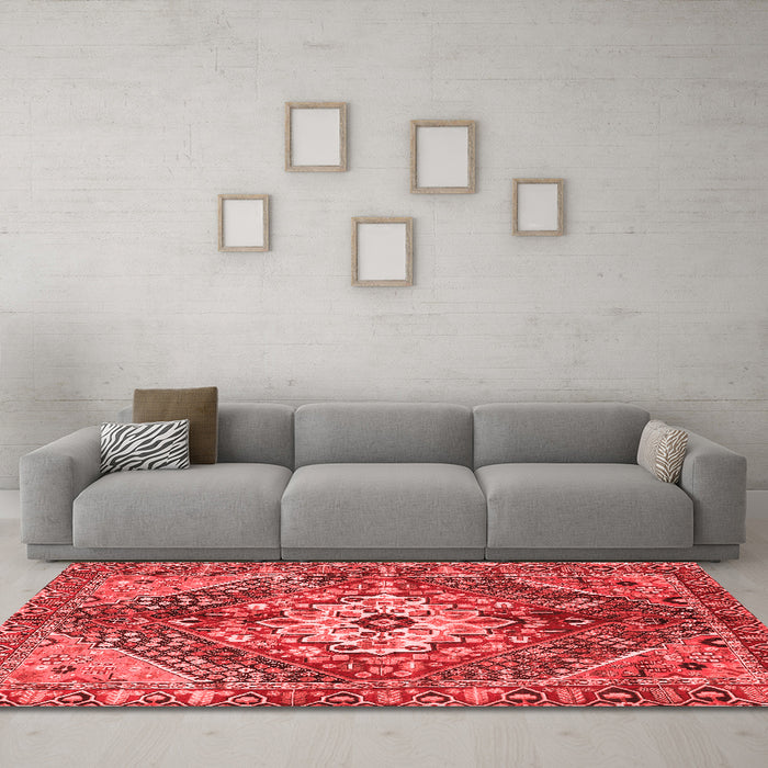 Traditional Red Washable Rugs