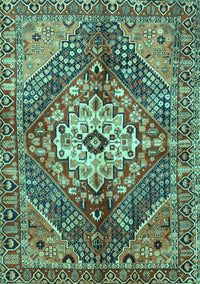 Persian Turquoise Traditional Rug, tr3912turq