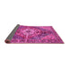 Sideview of Persian Pink Traditional Rug, tr3912pnk