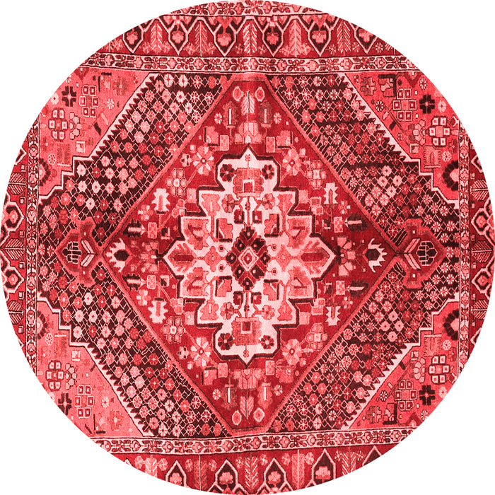 Machine Washable Persian Red Traditional Rug, wshtr3912red