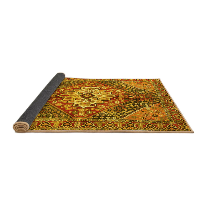 Sideview of Persian Yellow Traditional Rug, tr3912yw