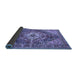 Sideview of Persian Blue Traditional Rug, tr3912blu