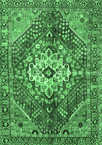 Persian Emerald Green Traditional Rug, tr3912emgrn