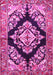 Medallion Pink Traditional Rug, tr3913pnk