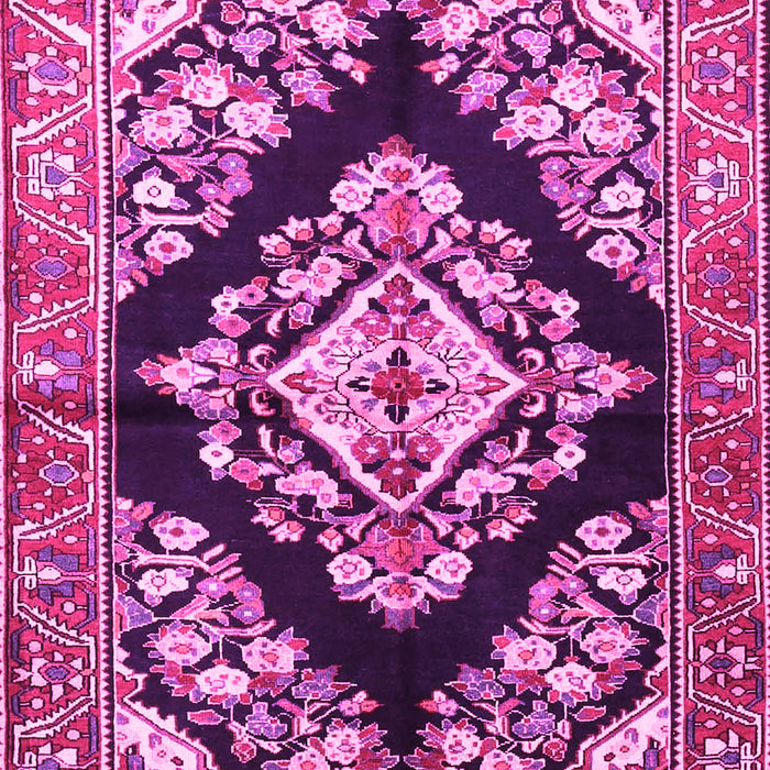 Medallion Pink Traditional Rug, tr3913pnk