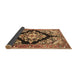 Sideview of Medallion Brown Traditional Rug, tr3913brn