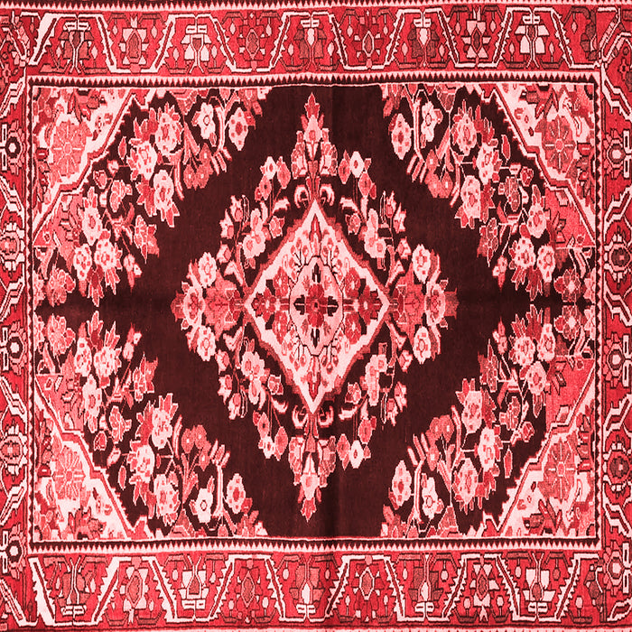 Medallion Red Traditional Rug, tr3913red