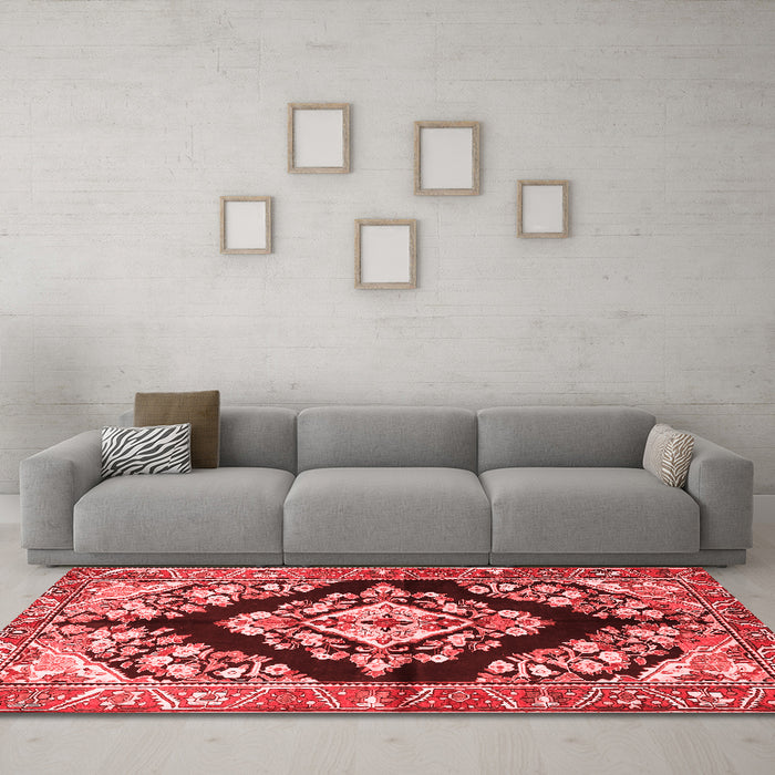 Traditional Red Washable Rugs