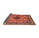 Sideview of Traditional Sunrise Orange Persian Rug, tr3914