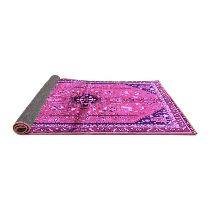 Sideview of Persian Purple Traditional Rug, tr3914pur