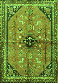 Persian Green Traditional Rug, tr3914grn