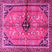 Square Persian Pink Traditional Rug, tr3914pnk