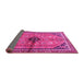 Sideview of Persian Pink Traditional Rug, tr3914pnk