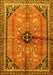 Machine Washable Persian Yellow Traditional Rug, wshtr3914yw
