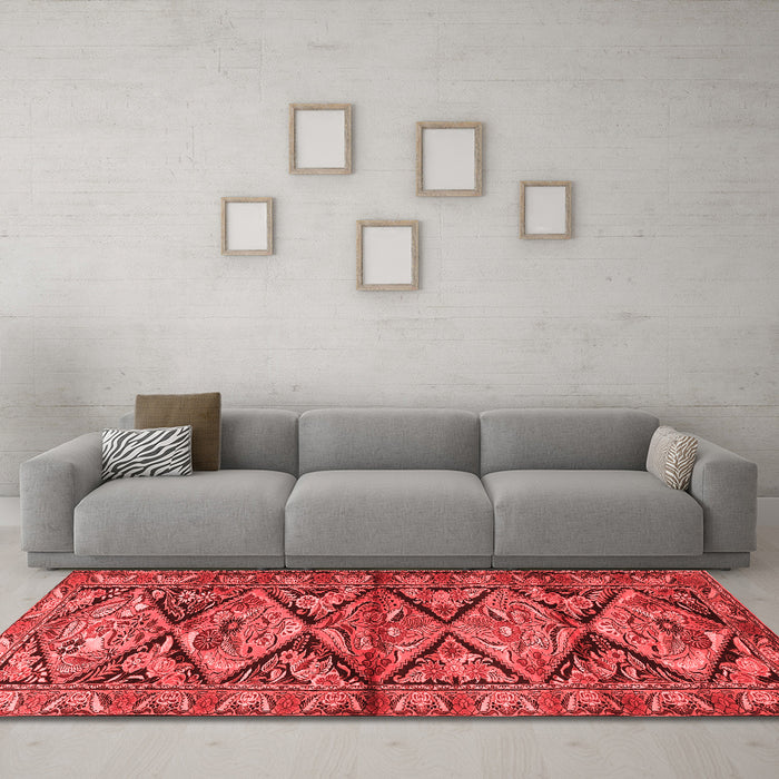 Traditional Red Washable Rugs