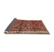 Sideview of Traditional Red Persian Rug, tr3917