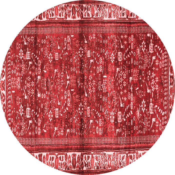 Machine Washable Persian Red Traditional Rug, wshtr3917red