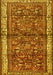 Machine Washable Persian Yellow Traditional Rug, wshtr3917yw