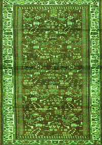Persian Green Traditional Rug, tr3917grn