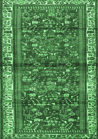 Persian Emerald Green Traditional Rug, tr3917emgrn