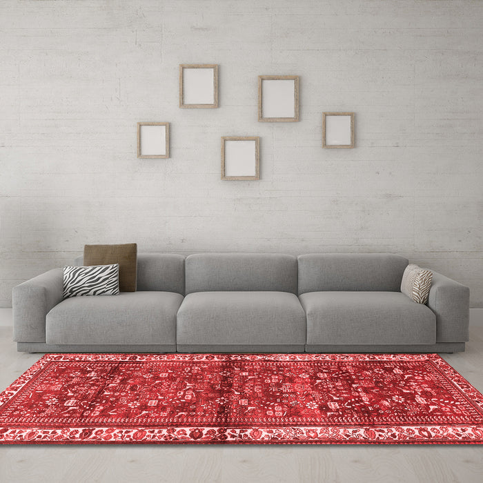 Traditional Red Washable Rugs