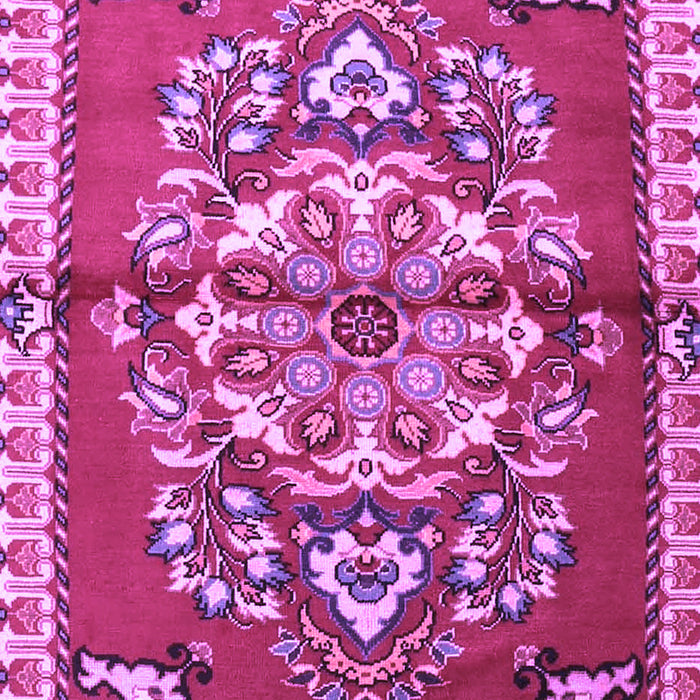 Machine Washable Persian Purple Traditional Area Rugs, wshtr3918pur