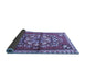 Sideview of Persian Blue Traditional Rug, tr3918blu