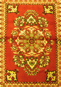 Persian Yellow Traditional Rug, tr3918yw