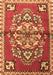 Machine Washable Persian Brown Traditional Rug, wshtr3918brn