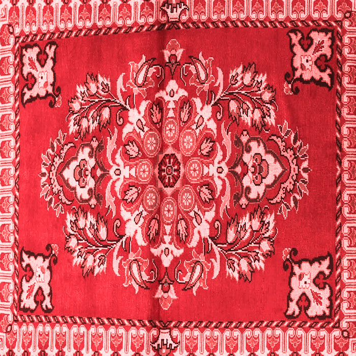 Machine Washable Persian Red Traditional Rug, wshtr3918red