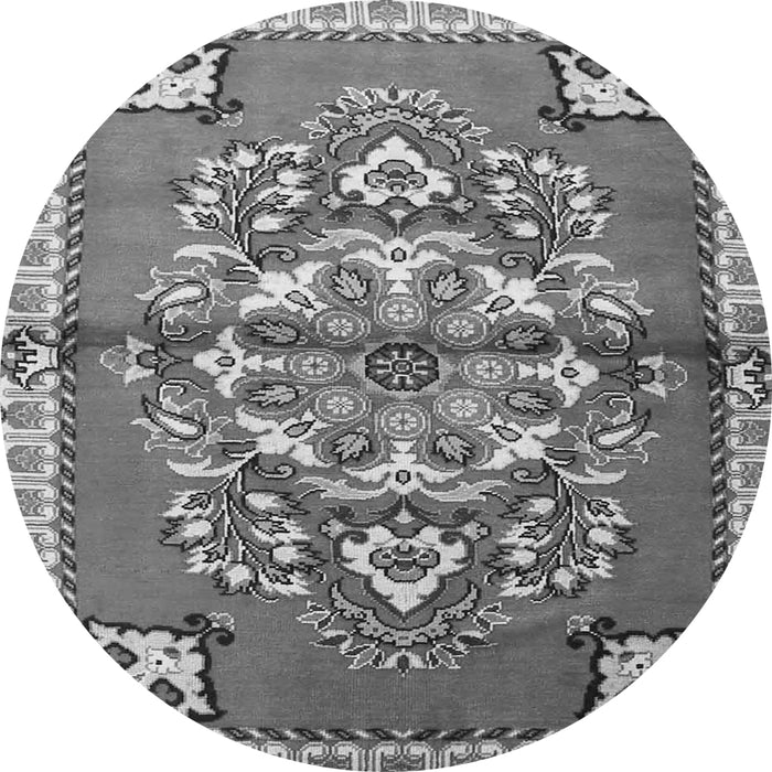 Machine Washable Persian Gray Traditional Rug, wshtr3918gry