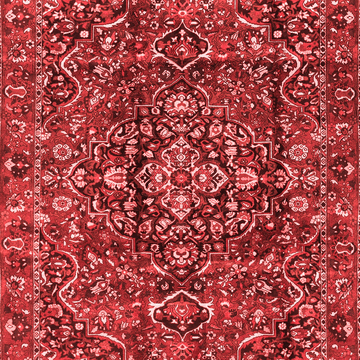 Machine Washable Persian Red Traditional Rug, wshtr3919red