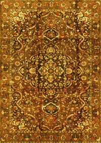 Persian Yellow Traditional Rug, tr3919yw