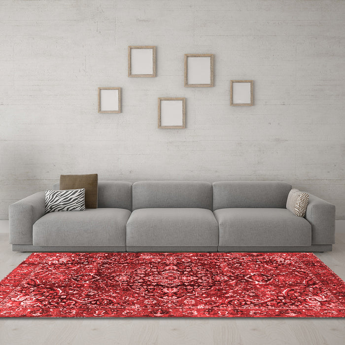 Traditional Red Washable Rugs