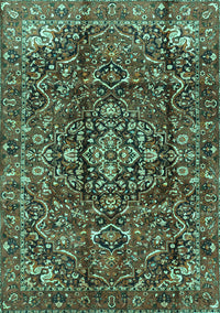 Persian Turquoise Traditional Rug, tr3919turq