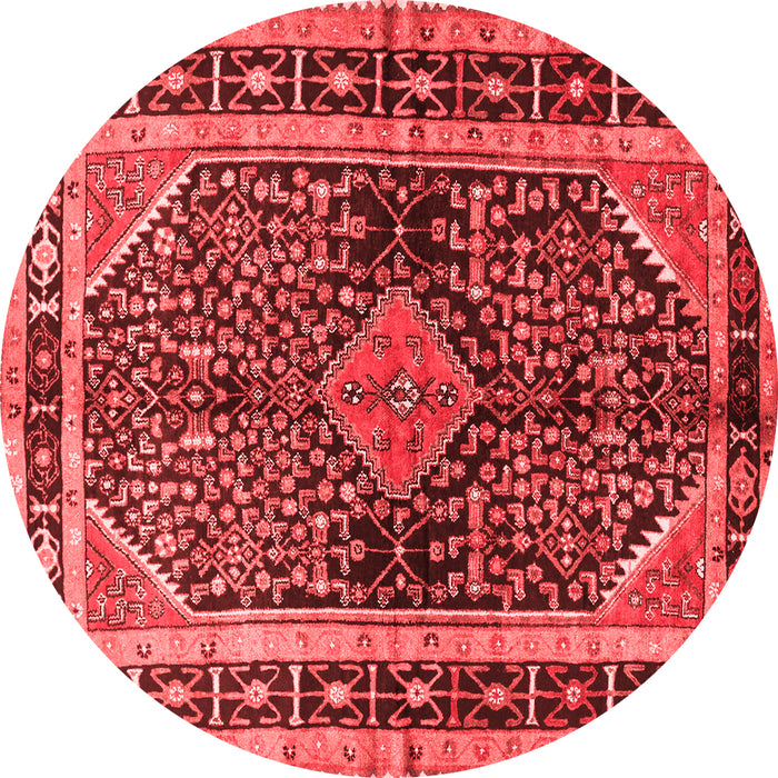Machine Washable Persian Red Traditional Rug, wshtr391red