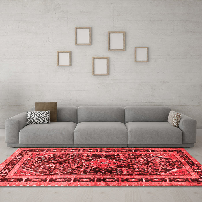 Traditional Red Washable Rugs